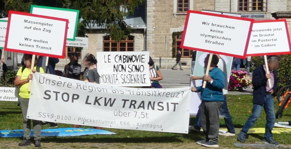 Stop LKW Transit