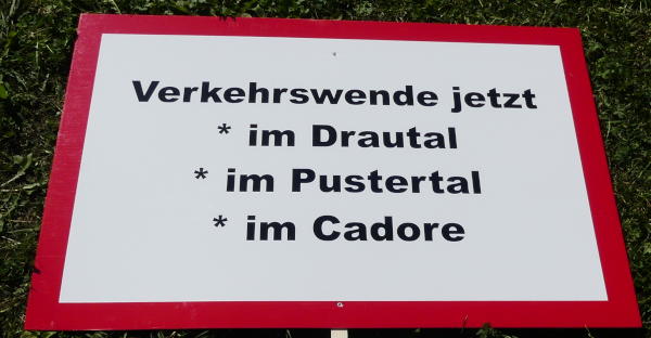 Verkehrswende Drautal Pustertal Cadore