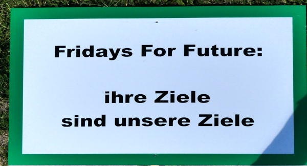 FFF ihre Ziele sind unsere Ziele