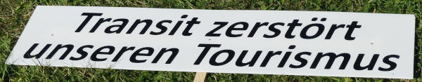 Transit zerstört Tourismus