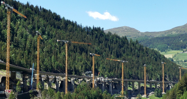Brennerautobahn Baustelle Luegbrücke