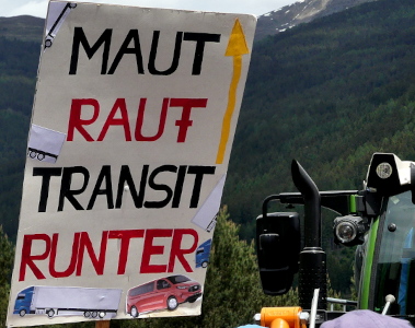 Maut rauf Transit runter