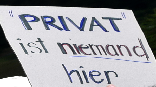 Privat ist niemand hier